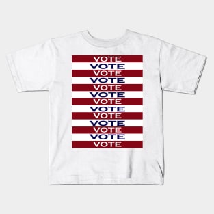 VOTE Red White Blue Kids T-Shirt